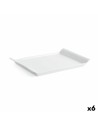 Vassoio per aperitivi Quid Gastro Fresh 26 x 18 cm Ceramica Bianco (6 Unità) da Quid, Piatti e teglie - Ref: S2707694, Precio...