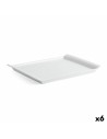 Recipiente de Cozinha Quid Gastro Fresh Cerâmica Branco (31 x 23 cm) (6 Unidades) | Tienda24 Tienda24.eu