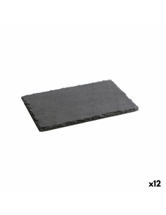 Tablett für Snacks PVC Kristall abstrakt 45 x 31 x 4,2 cm (2 Stück) | Tienda24 Tienda24.eu