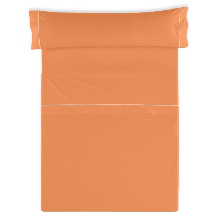 Jeu de draps Alexandra House Living Orange Lit 1 persone de Alexandra House Living, Draps et taies d'oreiller - Réf : D160149...