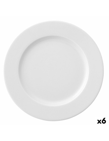 Prato de Jantar Ariane Prime Branco Cerâmica Ø 29 cm (6 Unidades) | Tienda24 Tienda24.eu