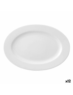 Assiette plate Inde Rouge 31 x 25 x 4 cm (6 Unités) | Tienda24 Tienda24.eu