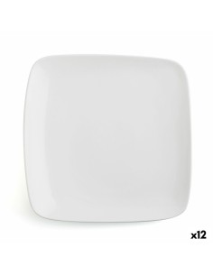 Piatto da pranzo Ariane Vital Square Quadrato Bianco Ceramica 27 x 21 cm (12 Unità) da Ariane, Piatti e teglie - Ref: S270792...