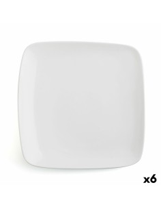 Piatto da pranzo Ariane Vital Square Quadrato Bianco Ceramica 30 x 22 cm (6 Unità) da Ariane, Piatti e teglie - Ref: S2707927...