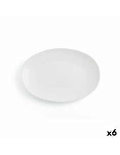 Plato Llano Globe Sahara Porcelana Blanco (Ø 32,5 cm) | Tienda24 Tienda24.eu