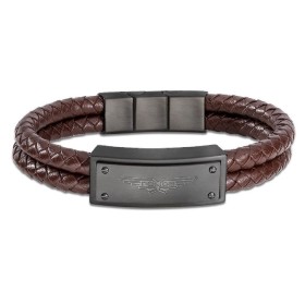 Bracciale Uomo Police PEJGB2009032 Pelle 19 cm di Police, Bracciali - Rif: S0380651, Prezzo: 35,96 €, Sconto: %