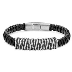 Men's Bracelet Police PEJGB2112302 Leather 19 cm by Police, Bracelets - Ref: S0380653, Price: 39,37 €, Discount: %