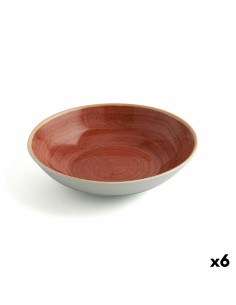 Piatto Fondo Ariane Terra Ceramica Rosso (Ø 21 cm) (6 Unità) da Ariane, Piatti e teglie - Ref: S2707964, Precio: €50.55, Desc...