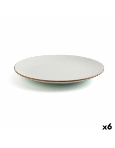 Plato Llano Ariane Decor Cerámica Marrón (Ø 15 cm) (24 Unidades) | Tienda24 Tienda24.eu