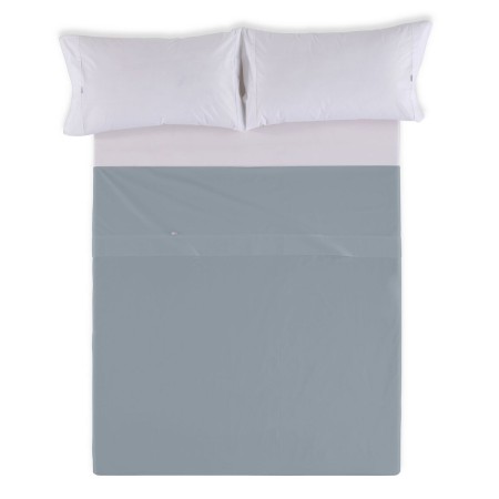 Lenzuolo Superiore Alexandra House Living Acciaio Grigio Acciaio 240 x 275 cm di Alexandra House Living, Lenzuola e federe pe...