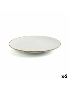 Prato de Jantar La Mediterránea Barroc Porcelana (6 Unidades) (Ø 26 cm) | Tienda24 Tienda24.eu