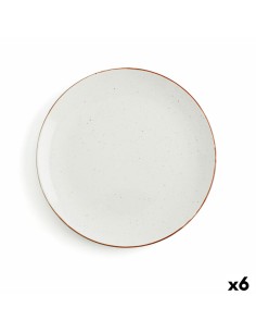 Prato de Sobremesa Churchill Artic Cerâmica Branco servies (Ø 20,5 cm) (6 Unidades) | Tienda24 Tienda24.eu