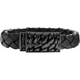 Bracelet Homme Police PJ25729BLB.01-L Cuir 21 cm de Police, Bracelets - Réf : S0380822, Prix : 36,00 €, Remise : %