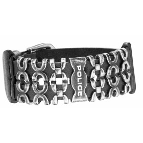 Men's Bracelet Police PJ26145BLE.03 Leather 19 - 22 cm by Police, Bracelets - Ref: S0380835, Price: 27,00 €, Discount: %