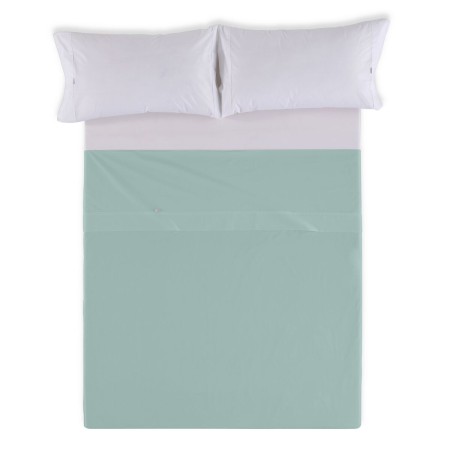 Drap Alexandra House Living Eau Vert clair 260 x 275 cm de Alexandra House Living, Draps et taies d'oreiller - Réf : D1601511...