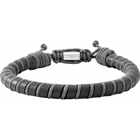 Pulsera Hombre Police PJ26486BLB.01 Cuero 19 cm de Police, Pulseras - Ref: S0380881, Precio: 23,39 €, Descuento: %