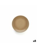 Assiette plate Anaflor Faïence Céramique Beige (25 cm) (8 Unités) | Tienda24 Tienda24.eu