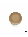 Assiette plate Anaflor Faïence Céramique Beige (25 cm) (8 Unités) | Tienda24 Tienda24.eu