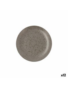 Assiette plate Ariane Porous Céramique Beige Ø 21 cm (4 Unités) | Tienda24 Tienda24.eu