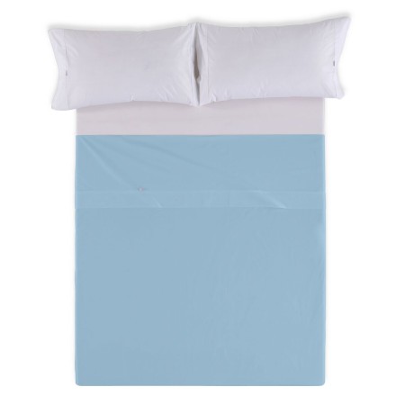 Drap Alexandra House Living Bleu Celeste 190 x 275 cm de Alexandra House Living, Draps et taies d'oreiller - Réf : D1601519, ...