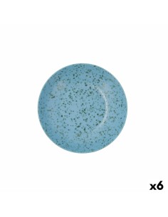 Assiette creuse Quid Vita Aqua Céramique Ø 21,5 cm (12 Unités) | Tienda24 Tienda24.eu