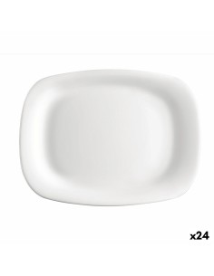 Teglia da Cucina Bormioli Rocco Parma Rettangolare Bianco Vetro 20 x 28 cm (24 Unità) da Bormioli Rocco, Piatti e teglie - Re...