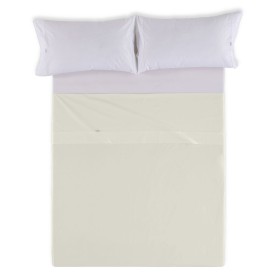 Top sheet Alexandra House Living Cream 220 x 275 cm by Alexandra House Living, Sheets and pillowcases - Ref: D1601532, Price:...