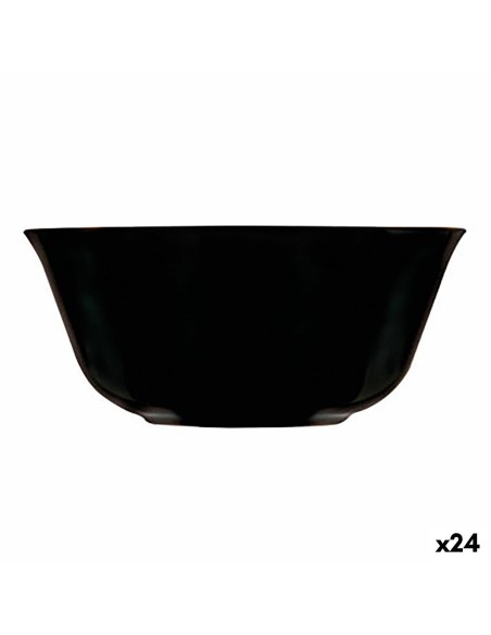 Tigela Luminarc Carine Preto Multiusos Vidro (12 cm) (24 Unidades) | Tienda24 Tienda24.eu