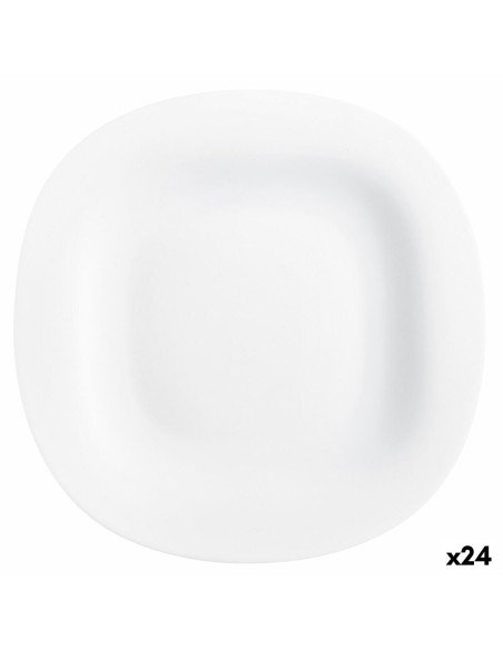 Plato Llano Luminarc Carine Blanco Vidrio (Ø 26 cm) (24 Unidades) | Tienda24 Tienda24.eu