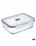 Boîte à lunch hermétique Luminarc Pure Box Active 22 x 16 cm 1,97 l Bicolore verre (6 Unités) | Tienda24 Tienda24.eu