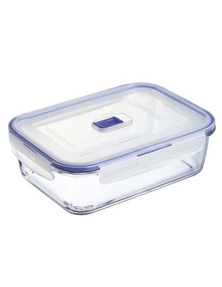 Boîte à lunch hermétique Luminarc Pure Box Active 22 x 16 cm 1,97 l Bicolore verre (6 Unités) | Tienda24 Tienda24.eu