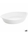 Recipiente de Cozinha Luminarc Smart Cuisine Oval Branco Vidro 28 x 17 cm (6 Unidades) | Tienda24 Tienda24.eu