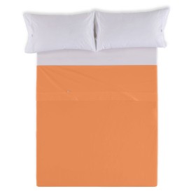 Lenzuolo Superiore Alexandra House Living Arancio 260 x 275 cm di Alexandra House Living, Lenzuola e federe per cuscino - Rif...