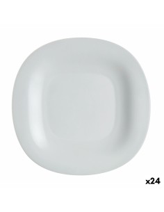 bandeja de aperitivos Castanho Bambu 24,7 x 1,5 x 24,7 cm (12 Unidades) | Tienda24 Tienda24.eu