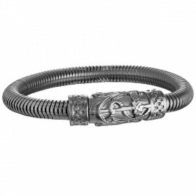 Bracelete masculino Police S14AJP02B Aço inoxidável 19 cm de Police, Pulseiras - Ref: S0381412, Preço: 23,39 €, Desconto: %