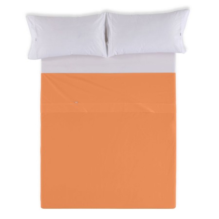 Sábana Encimera Alexandra House Living Naranja 220 x 275 cm de Alexandra House Living, Sábanas y fundas de almohada - Ref: D1...