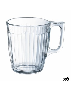 Mug Luminarc Flashy Light brown 250 ml Glass (6 Units) | Tienda24 Tienda24.eu