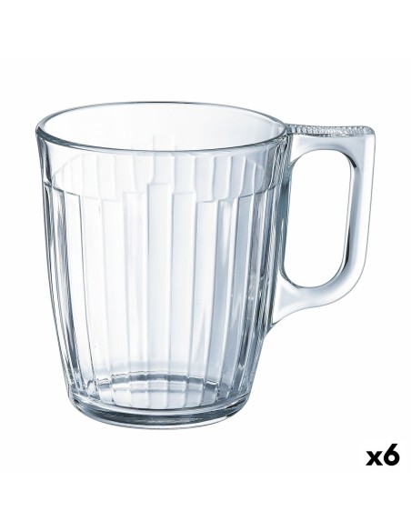 Tasse Luminarc Nuevo Petit-déjeuner Transparent verre (250 ml) (6 Unités) | Tienda24 Tienda24.eu