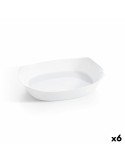 Serving Platter Luminarc Smart Cuisine Rectangular White Glass 38 x 27 cm (6 Units) | Tienda24 Tienda24.eu