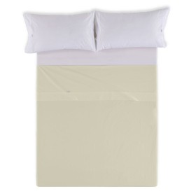 Top sheet Alexandra House Living Beige 240 x 275 cm by Alexandra House Living, Sheets and pillowcases - Ref: D1601546, Price:...