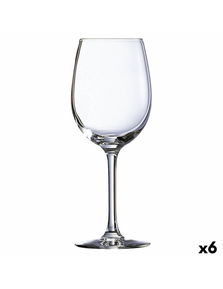 Wine glass Ebro Transparent Glass (580 ml) (6 Units) | Tienda24 Tienda24.eu