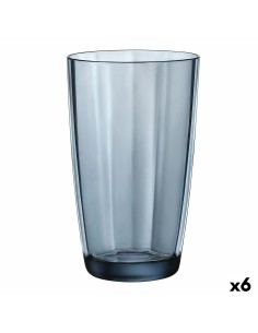 Gläserset Bormioli Rocco America'20s Blau 6 Stück Glas (300 ml) | Tienda24 Tienda24.eu