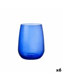 Glass Bormioli Rocco Restaurant Cobalto Blue Glass (430 ml) (6 Units) | Tienda24 Tienda24.eu