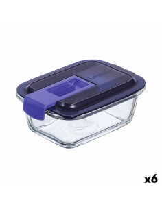 Fiambrera Redonda con Tapa Chefs Azul 1,135 L 17,2 x 7,6 x 17,2 cm (4 Unidades) | Tienda24 Tienda24.eu