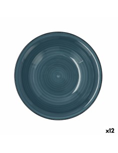 Piatto Fondo Quid Vita Ceramica Azzurro (ø 21,5 cm) (12 Unità) da Quid, Piatti e teglie - Ref: S2709891, Precio: 34,18 €, Des...