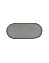 Snack tray Bidasoa Gio Grey Plastic 28 x 12 cm 12 Units | Tienda24 Tienda24.eu