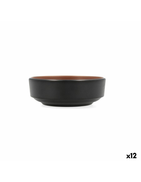 Bol pour Apéritifs Bidasoa Gio Marron Plastique 12,5 x 12,5 cm 12 Unités | Tienda24 Tienda24.eu