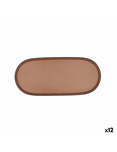 Bandeja de Aperitivos Bidasoa Gio Marrón Plástico 28 x 12 cm 12 Unidades | Tienda24 Tienda24.eu