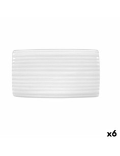 Deep Plate Bidasoa Glacial Coupe Ceramic White (21 cm) (Pack 6x) | Tienda24 Tienda24.eu