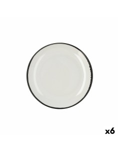 Deep Plate La Mediterránea Yummy White Squared 22,5 x 19,5 cm (12 Units) (23 cm) | Tienda24 Tienda24.eu